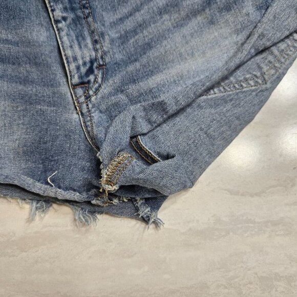 Free People Micro Booty Shorts Womens 27 Distressed Spring Break Festival Boho - Picture 7 of 13